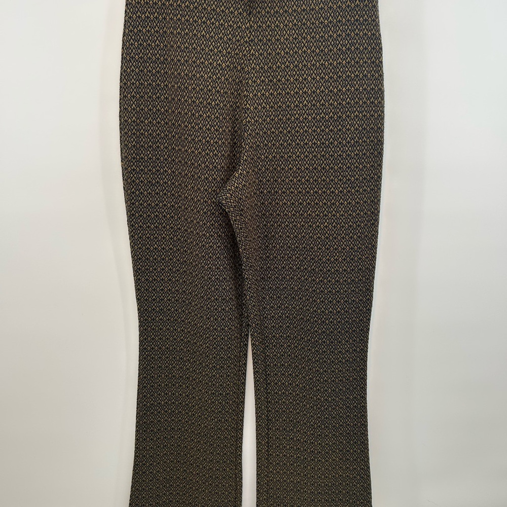 Philosophy Black and Gold Textured Pants